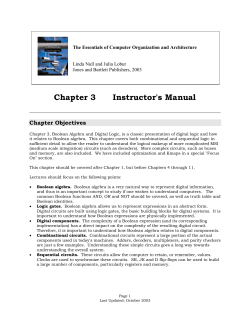 Chapter 3 Instructor`s Manual