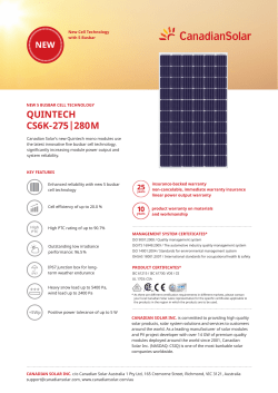 quintech cs6k- 275 |280 m