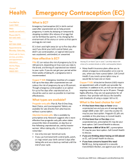 Emergency Contraception