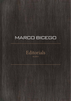 Editorials - Marco Bicego