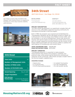 34th Street - Housing Matters