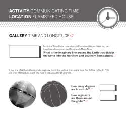 ACTIVITY COMMUNICATING TIME LOCATION FLAMSTEED HOUSE
