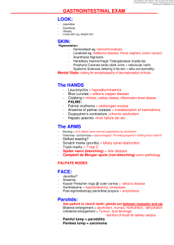 Gastroenterology exam