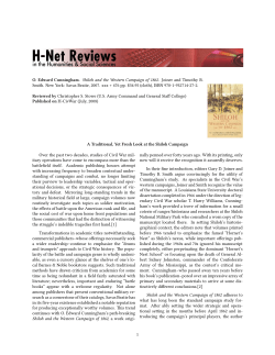 A Traditional, Yet Fresh Look at the Shiloh Campaign - H-Net