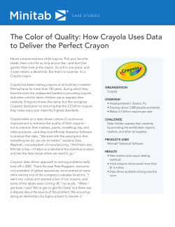 The Color of Quality: How Crayola Uses Data to Deliver the Perfect
