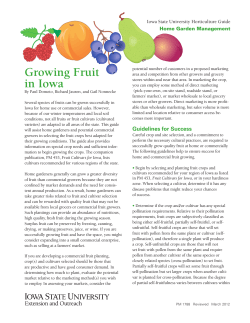 Growing Fruit in Iowa - Extension Store