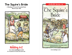 The Squire`s Bride