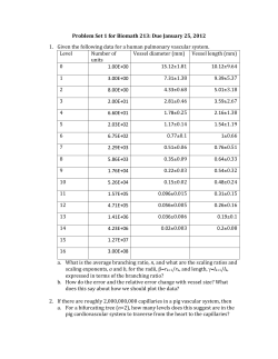 Problem Set 1 for Biomath 213: Due January 25, 2012 1. Given the