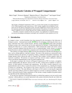 Stochastic Calculus of Wrapped Compartments