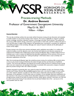 Process-tracing Methods