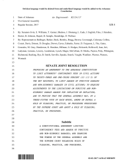 SJR 8 - Arkansas General Assembly