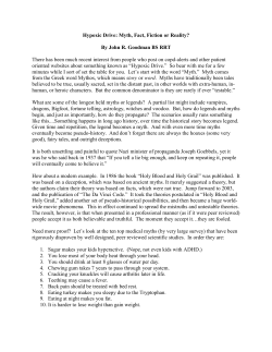 Hypoxic Drive: Myth, Fact, Fiction or Reality?