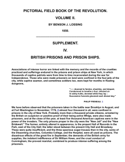 BRITISH PRISONS AND PRISON SHIPS