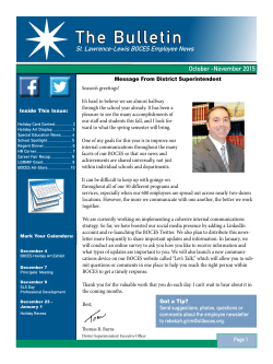 The Bulletin - St. Lawrence