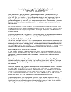 Hiring Employees in Georgia? You May Qualify