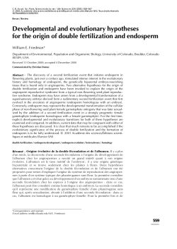 Developmental and evolutionary hypotheses for the origin of double
