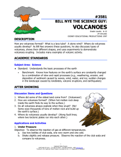 3581 bill nye the science guy: volcanoes