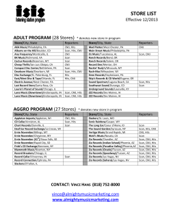 store list - Almighty Music Marketing