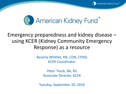 KCER - American Kidney Fund