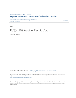 EC55-1104 Repair of Electric Cords