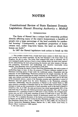 Hawaii Housing Authority v. Midkiff