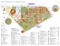 Rice University Campus Map