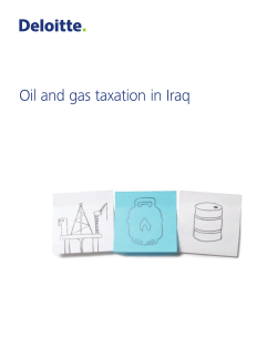 Oil and gas taxation in Iraq