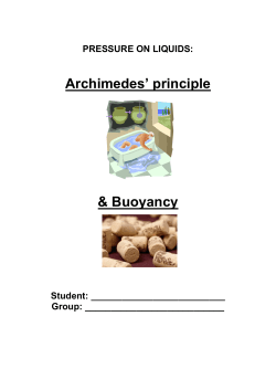 Archimedes` principle
