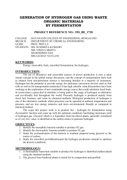 generation of hydrogen gas using waste organic materials