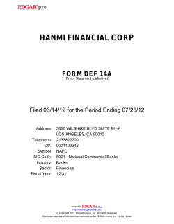 hanmi financial corp