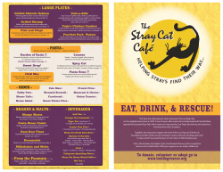 Our To-Go Menu
