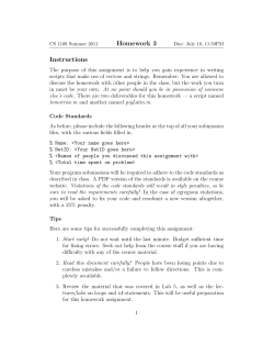HW 3 - Cornell Computer Science