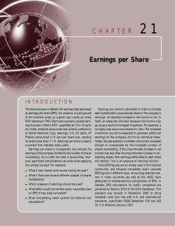 CHAPTER 21 Earnings per Share