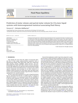 Prediction of molar volume and partial molar volume