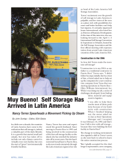 Muy Bueno! Self Storage Has Arrived in Latin America