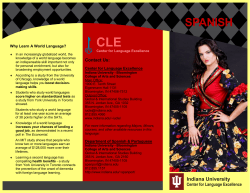 Spanish - Indiana University Bloomington
