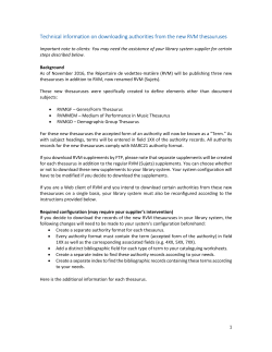 Technical information on downloading authorities from