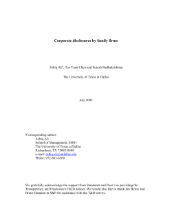 Hypotheses development - The University of Texas at Dallas