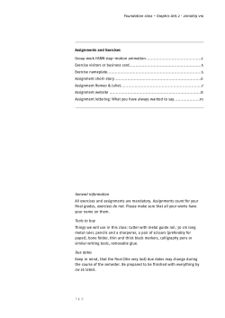 Assignments - Prof. J&ouml;rg Petri