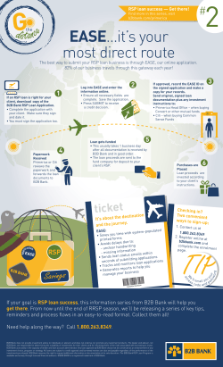 EASE&hellip;it`s your most direct route