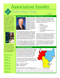 Association Insider - Yankee Farm Credit