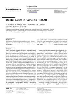 Dental Caries in Rome, 50