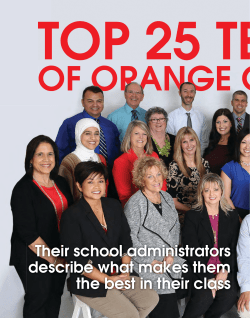 Their school administrators describe what makes them the best in