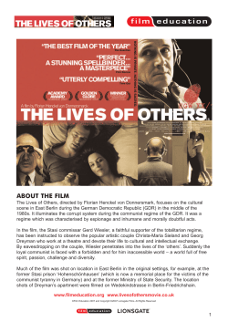 Days of Glory - Film Education