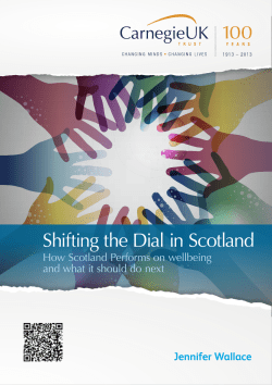 Shifting the Dial in Scotland
