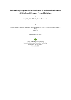 Rationalizing Response Reduction Factor R for