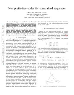 Non prefix-free codes for constrained sequences