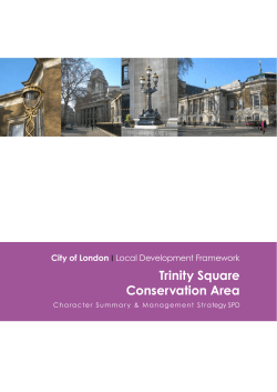 Trinity Square Conservation Area SPD