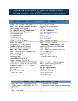 Area 11 Operational Plan