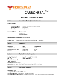 SDS - Phoenix Asphalt